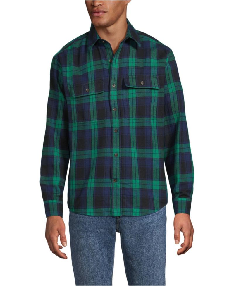 Men's Long Sleeve RainDefense Flannel Shirt