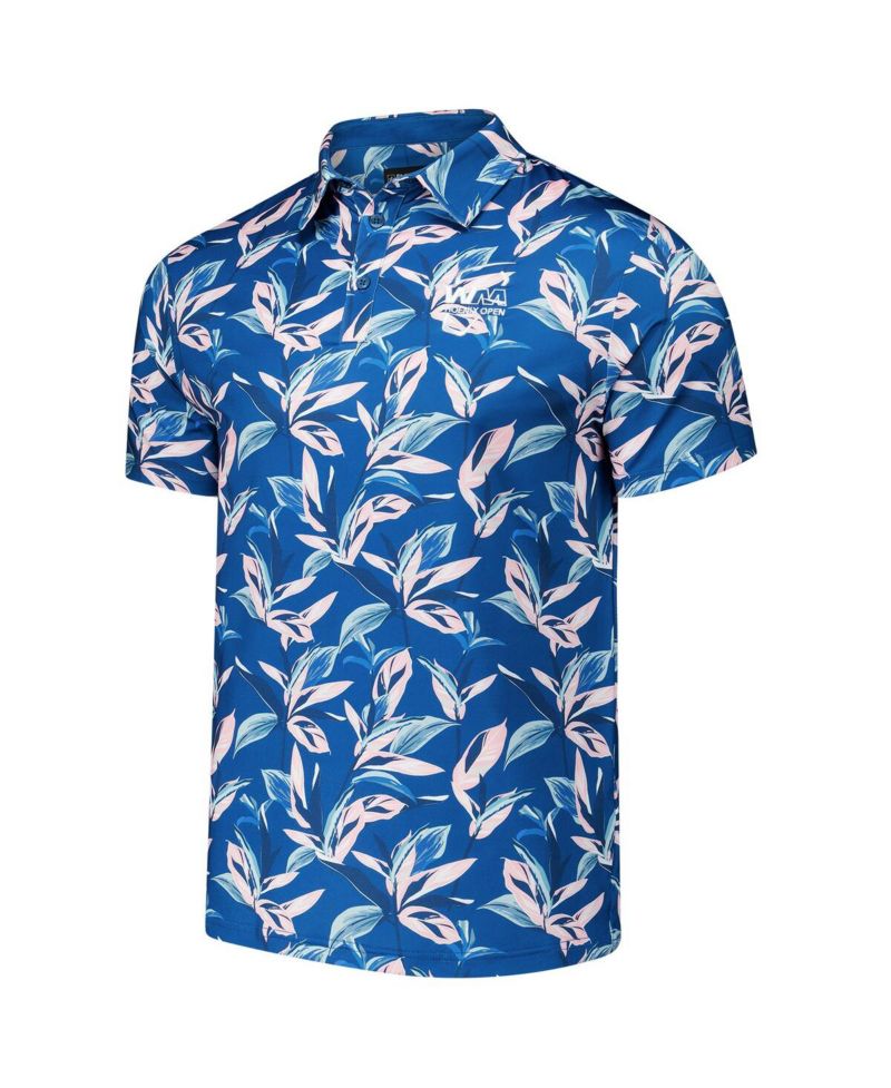 Men's Navy WM Phoenix Open Birds of Paradise Polo Shirt