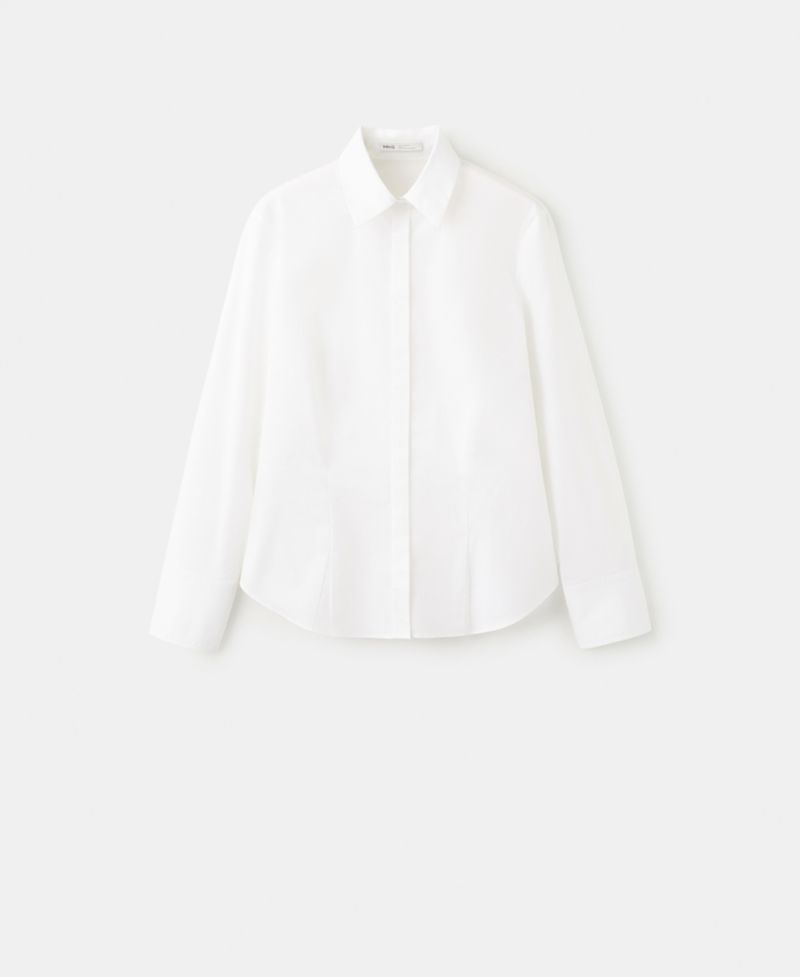Women's Slim-Fit Poplin Shirt