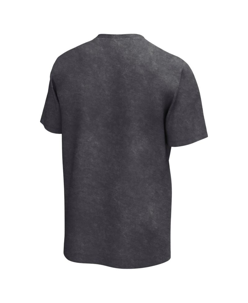 Men's Charcoal Woodstock Make Love Not War Washed Graphic T-Shirt