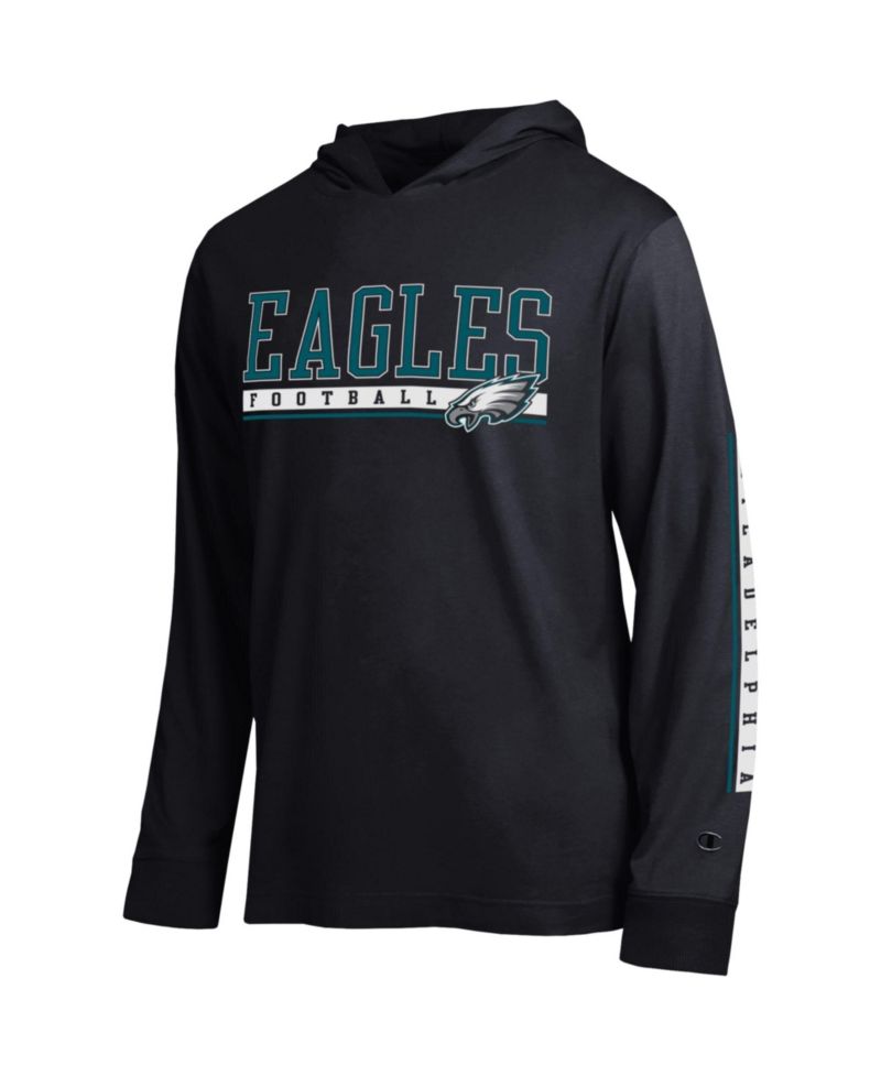 Men's Black Philadelphia Eagles All Star Hooded T-Shirt