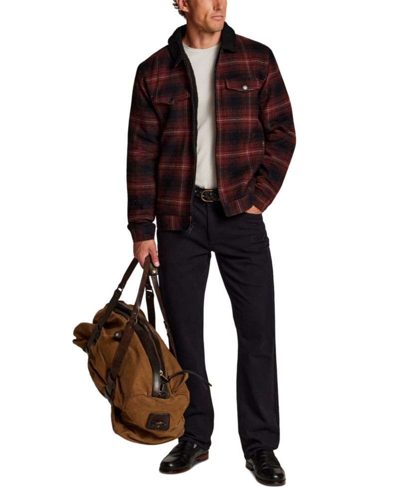 Men's Berber Flannel Trucker Jacket