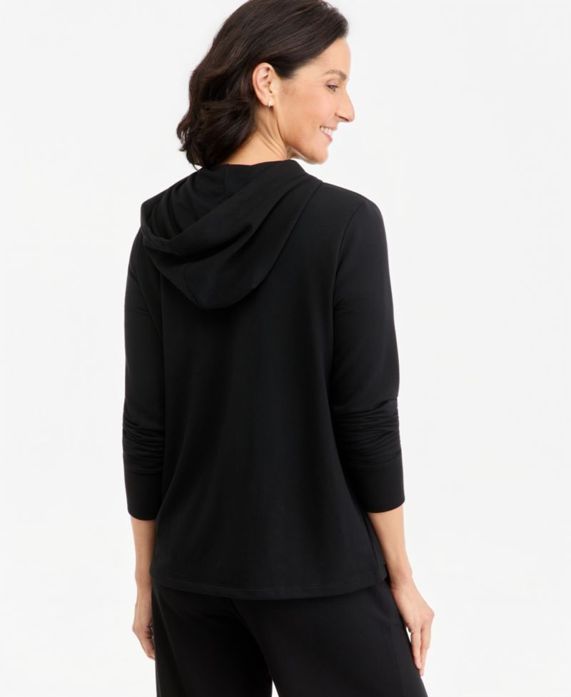 Women's LuxLounge French Terry Hooded Sweatshirt