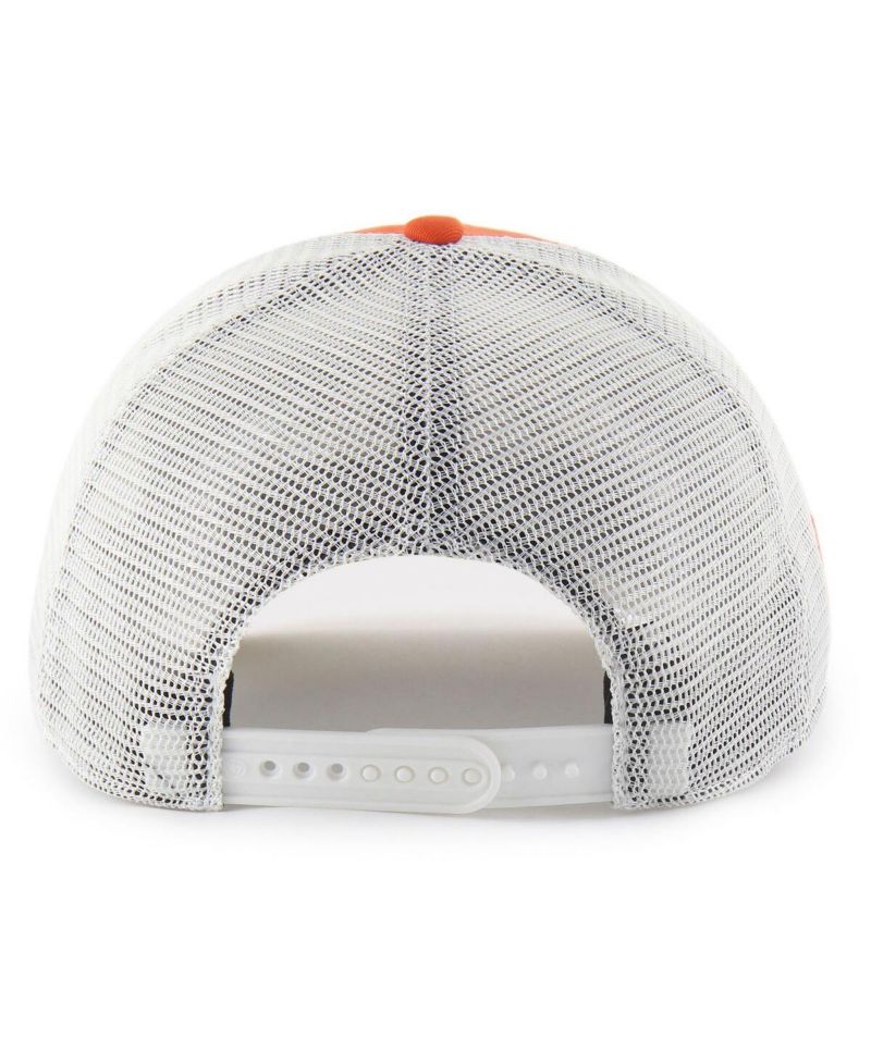 Men's and Women's Orange Clemson Tigers Contemporary Basics Foundation Trucker Hitch Adjustable Hat