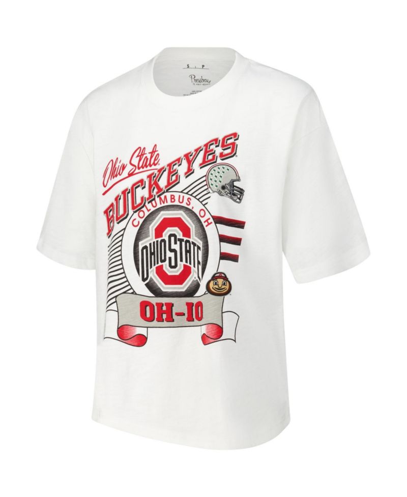 Women's Ohio State Buckeyes Rock & Roll Slub Graphic T-Shirt