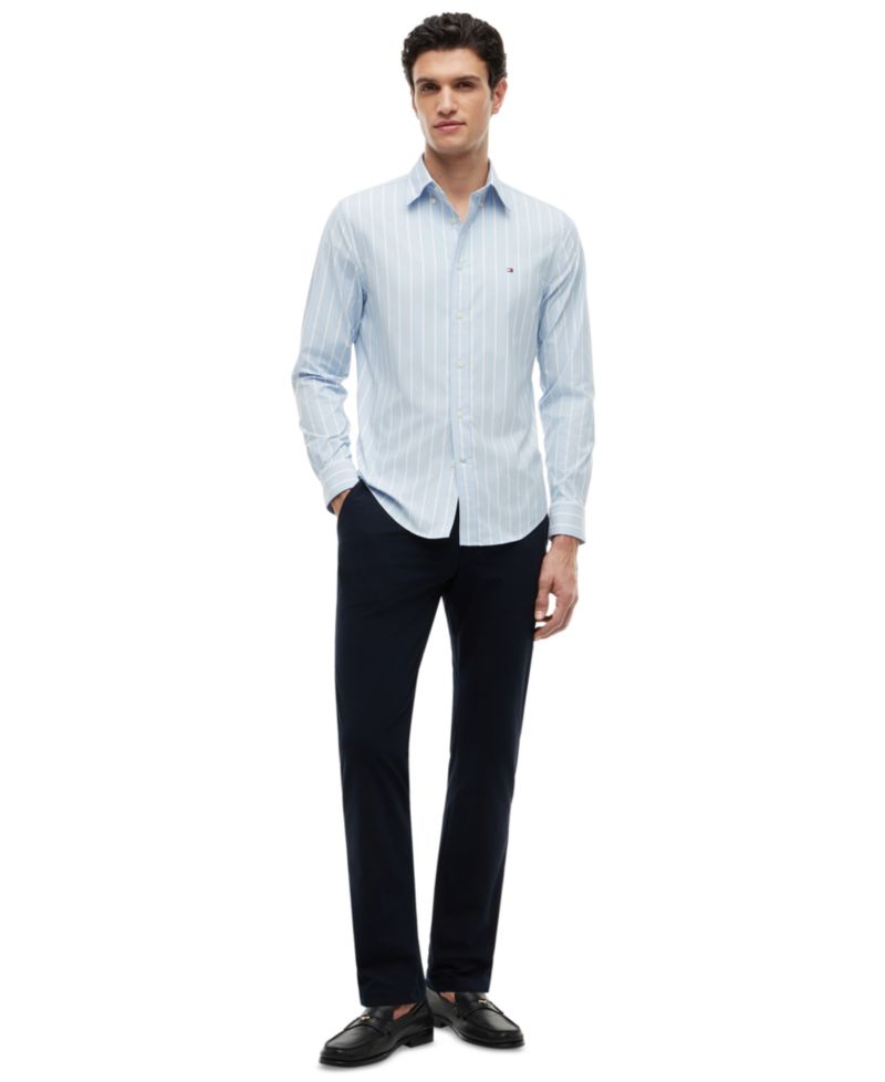 Men's Performance Poplin Stripe Shirt
