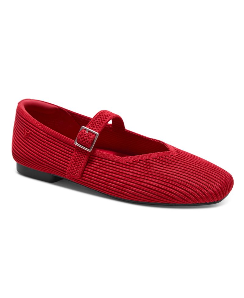 Women's Margot Mary Jane Square-Toe Ballet Flats