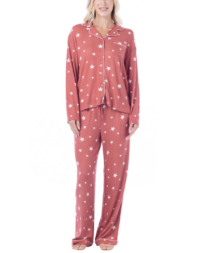 Women's Western Prairie Print Pajama Set