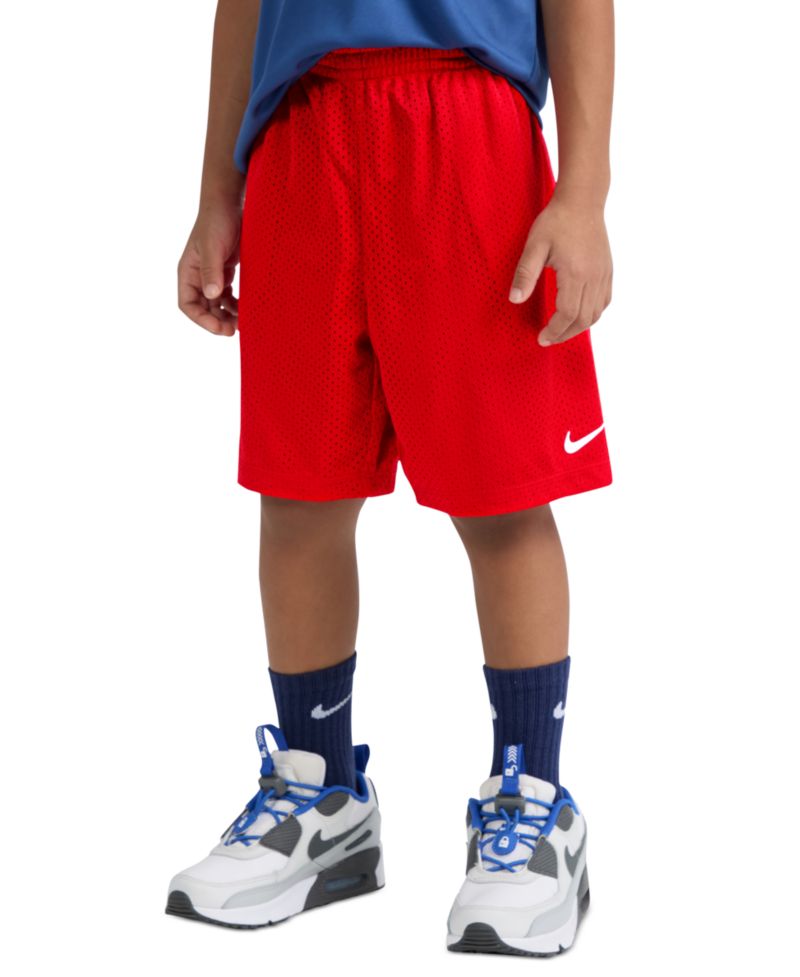 Boys' 2T-7 Dri-FIT Logo Mesh Pull-On Shorts