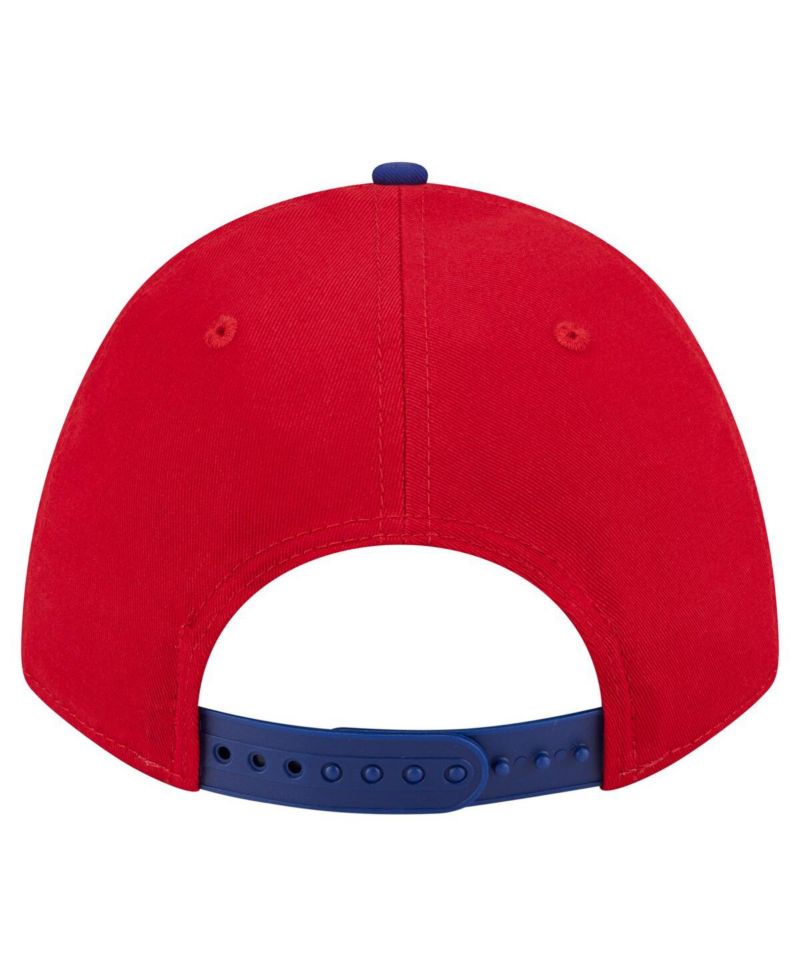 Men's Red/Royal Philadelphia Phillies Arch 9FORTY A-Frame M-Crown Adjustable Hat