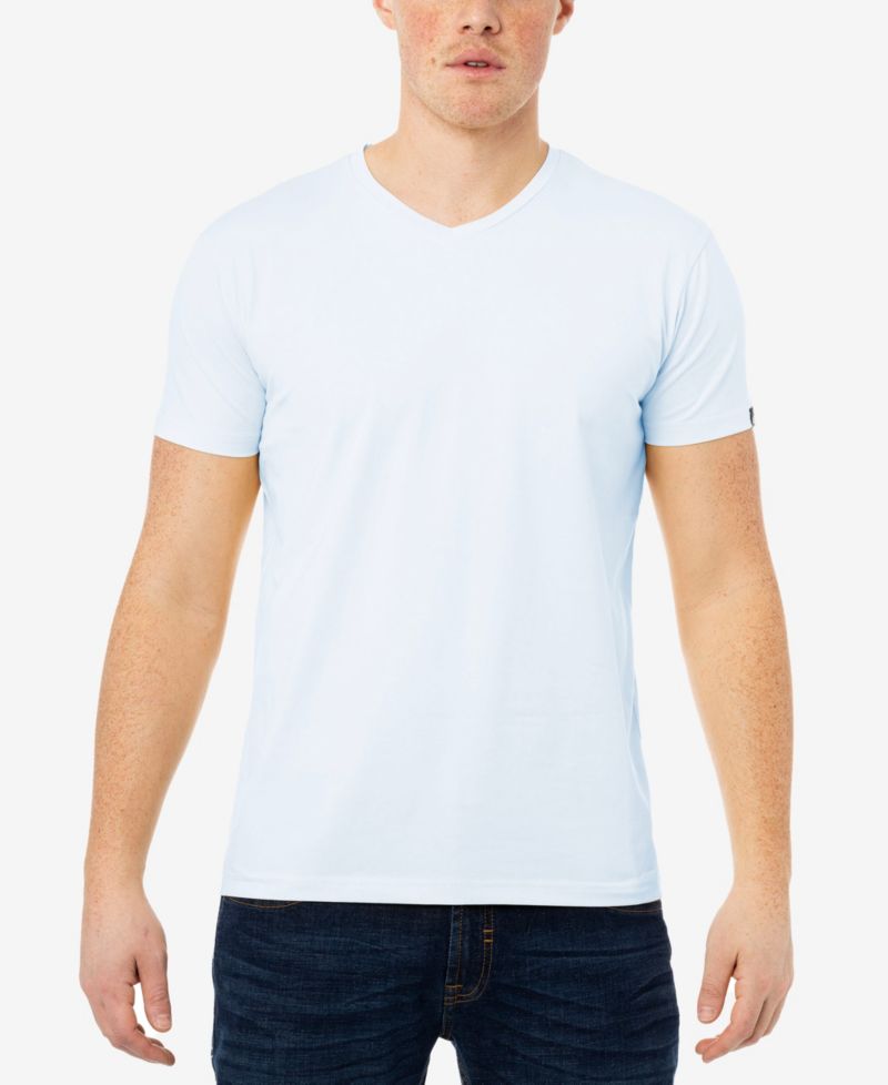 Men's Basic V-Neck Short Sleeve T-Shirt