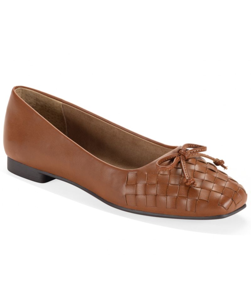 Women's Baileyy Woven Snip Toe Ballet Flats