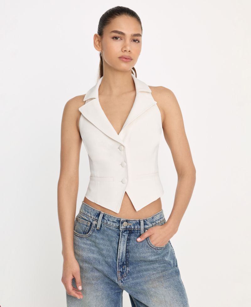 Women's Halter Neck Vest, Regular & Plus Size