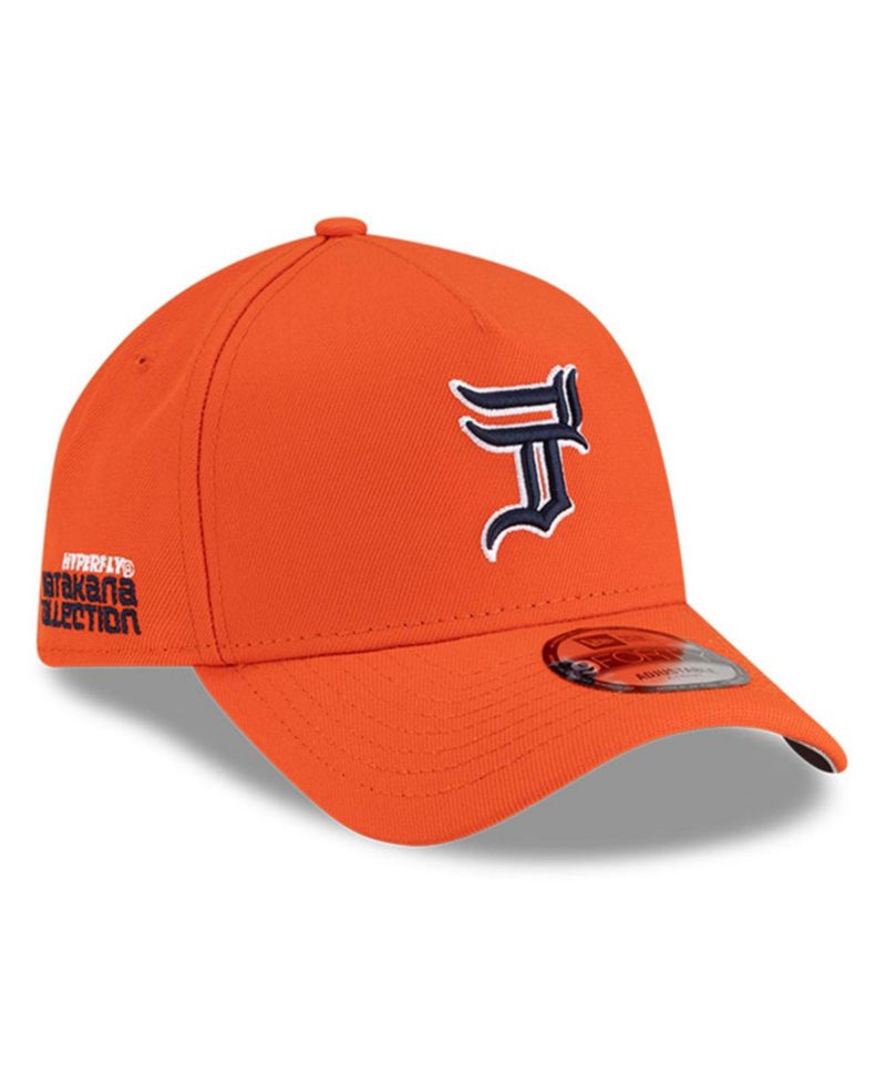 x Hyperfly Men's Orange Detroit Tigers A-Frame 9FORTY Adjustable Hat