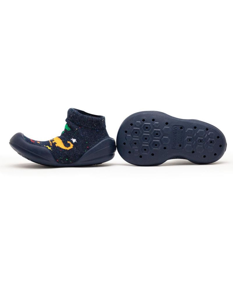Infant Boys Breathable Washable Non-Slip Sock Shoes Dinos