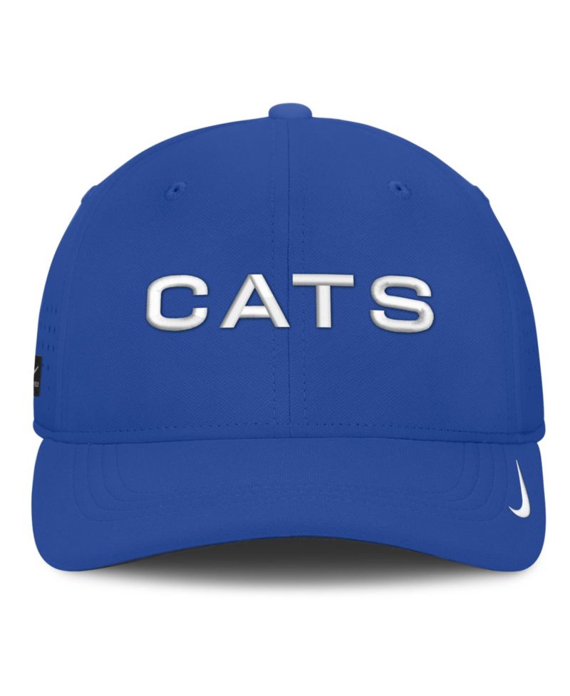 Men's Royal Kentucky Wildcats Gameday Aerobill Swooshflex Dri-FIT Hat