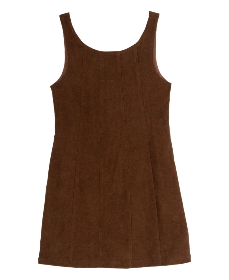 Girls' 7-16 Teddy Bear Cardigan and Corduroy Jumper Dress, 2-Piece Set
