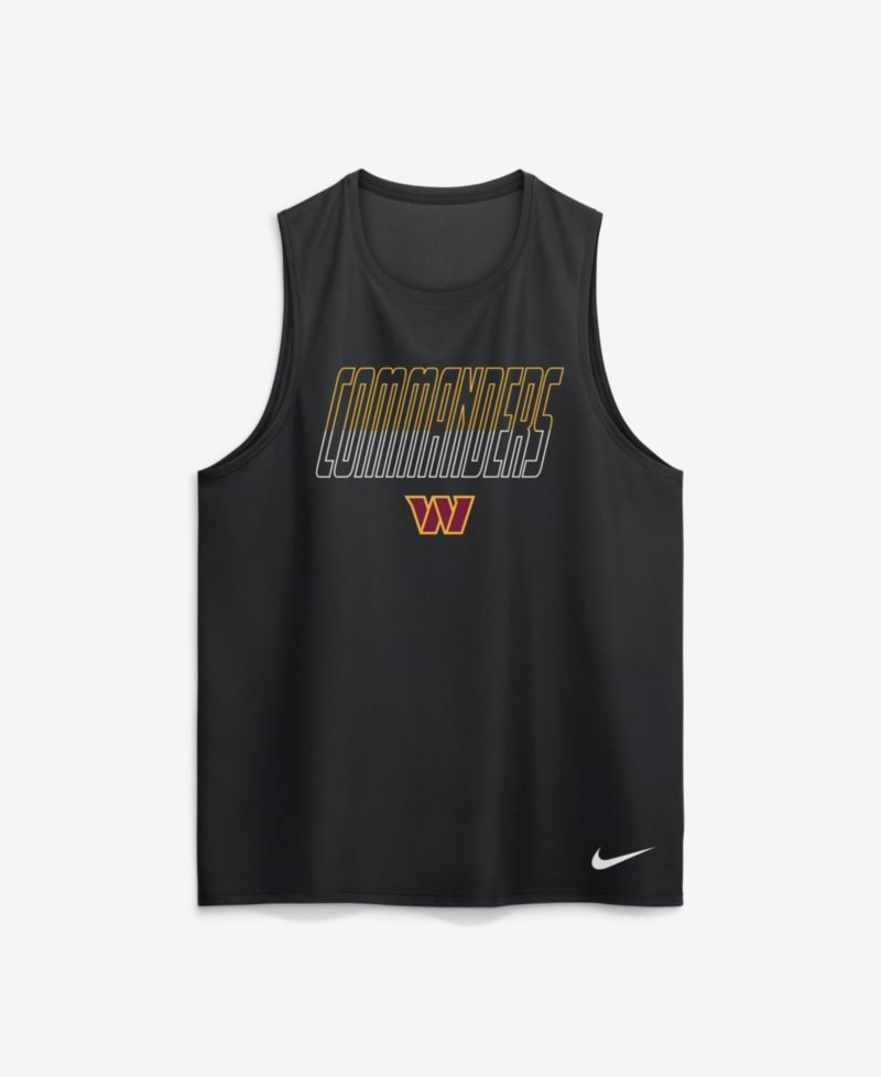 Men's Washington Commanders Kickoff Miler Dri-FIT Crewneck Tank Top