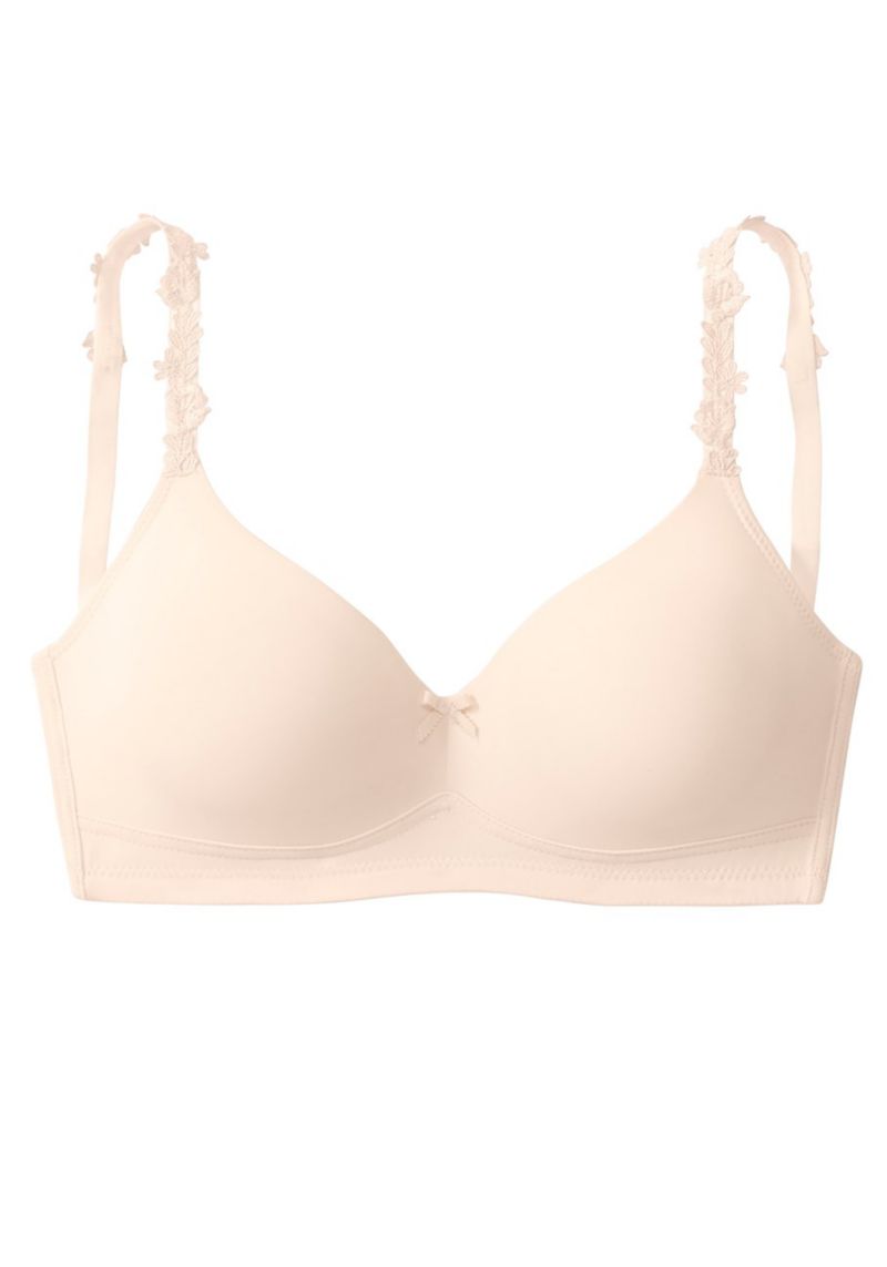 Women's Strap Detail Wire-Free Non-Padded T-Shirt Bra