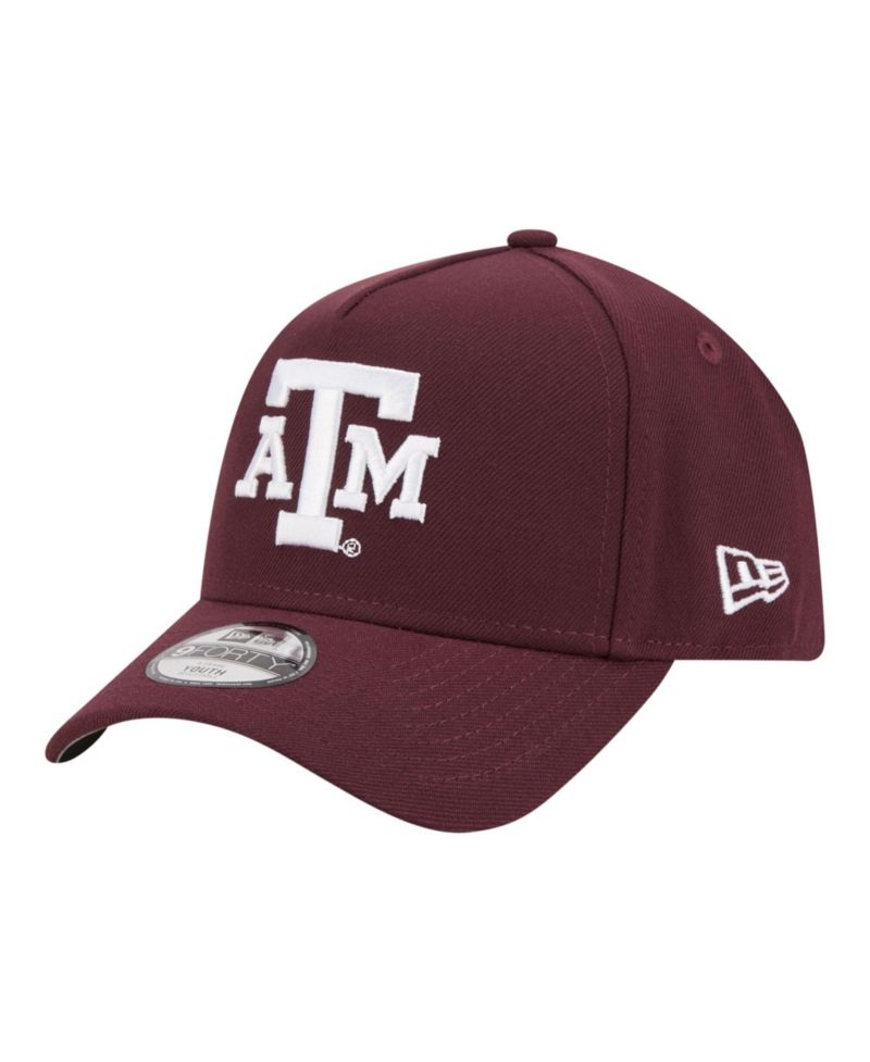 Big Boys and Girls Maroon Texas A&M Aggies 9FORTY A-Frame Adjustable Hat