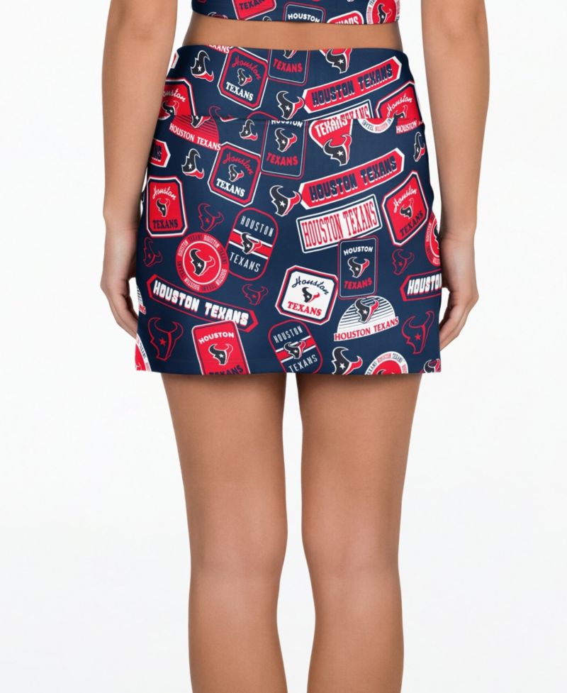 Women's Navy Houston Texans Grady Sleep Skort