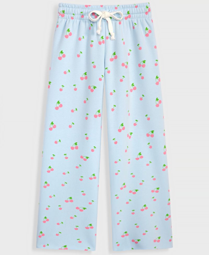 Girls 7-16 Wide-Leg Printed Sweatpants
