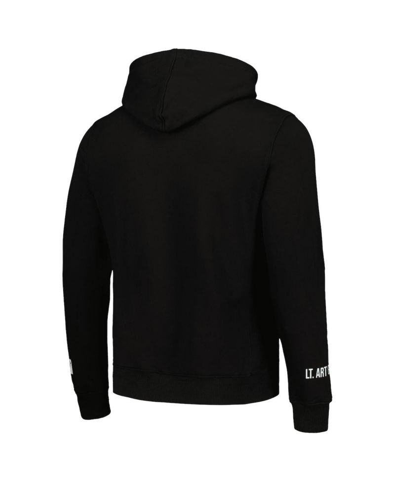 Men's and Women's Black Looney Tunes Taz Savage Horror Pullover Hoodie
