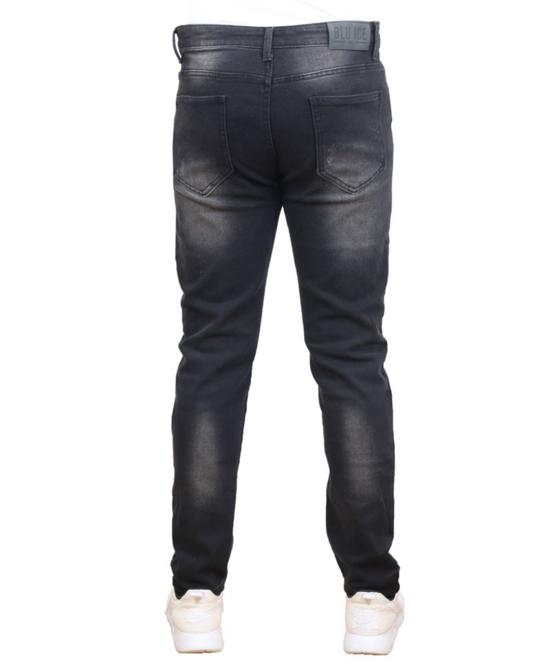 Men's Stretch Ripped Jeans