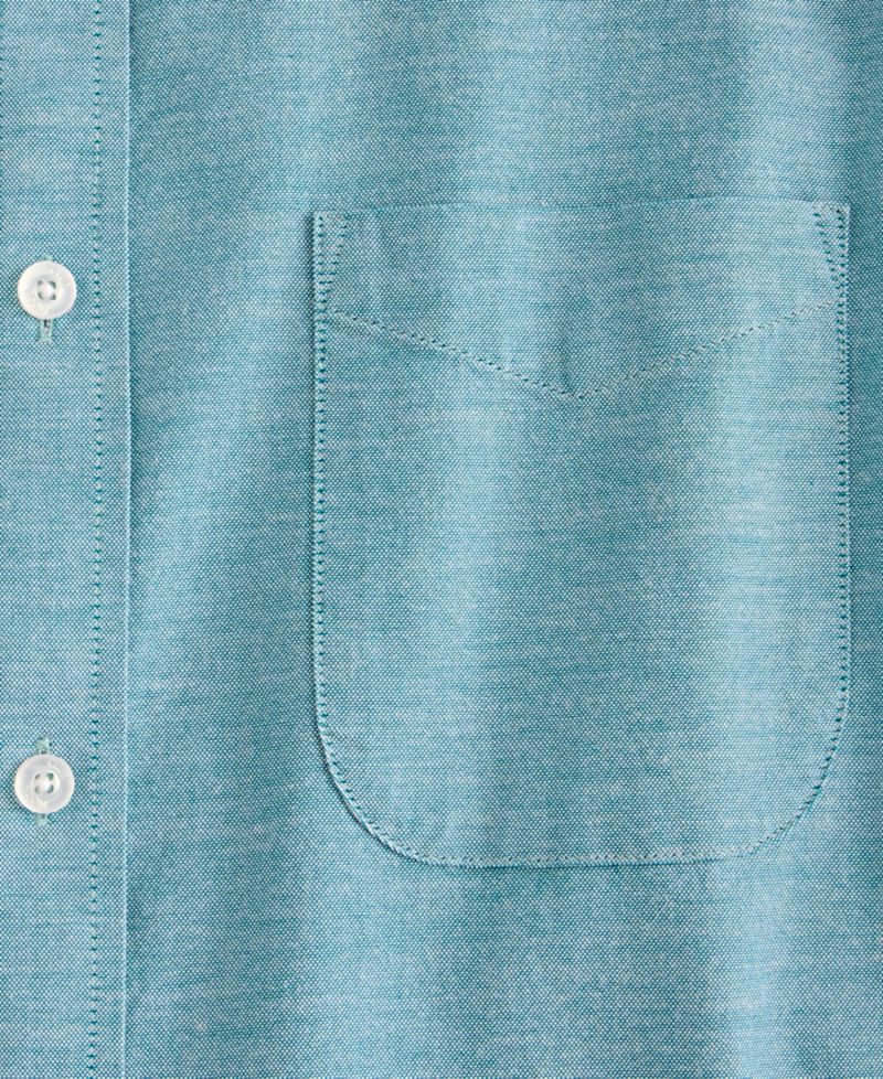 Men's Short Sleeve Button-Down Oxford Shirt