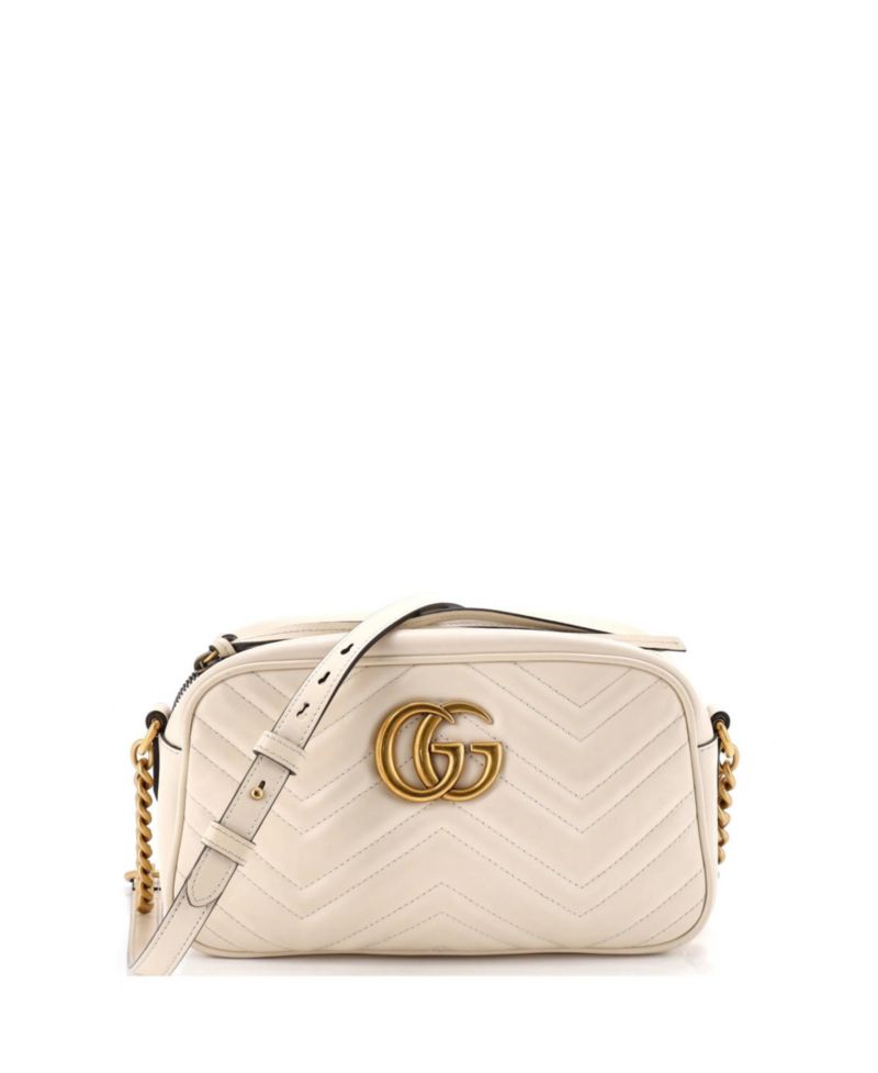 Small GG Marmont Shoulder Bag Matelasse Leather