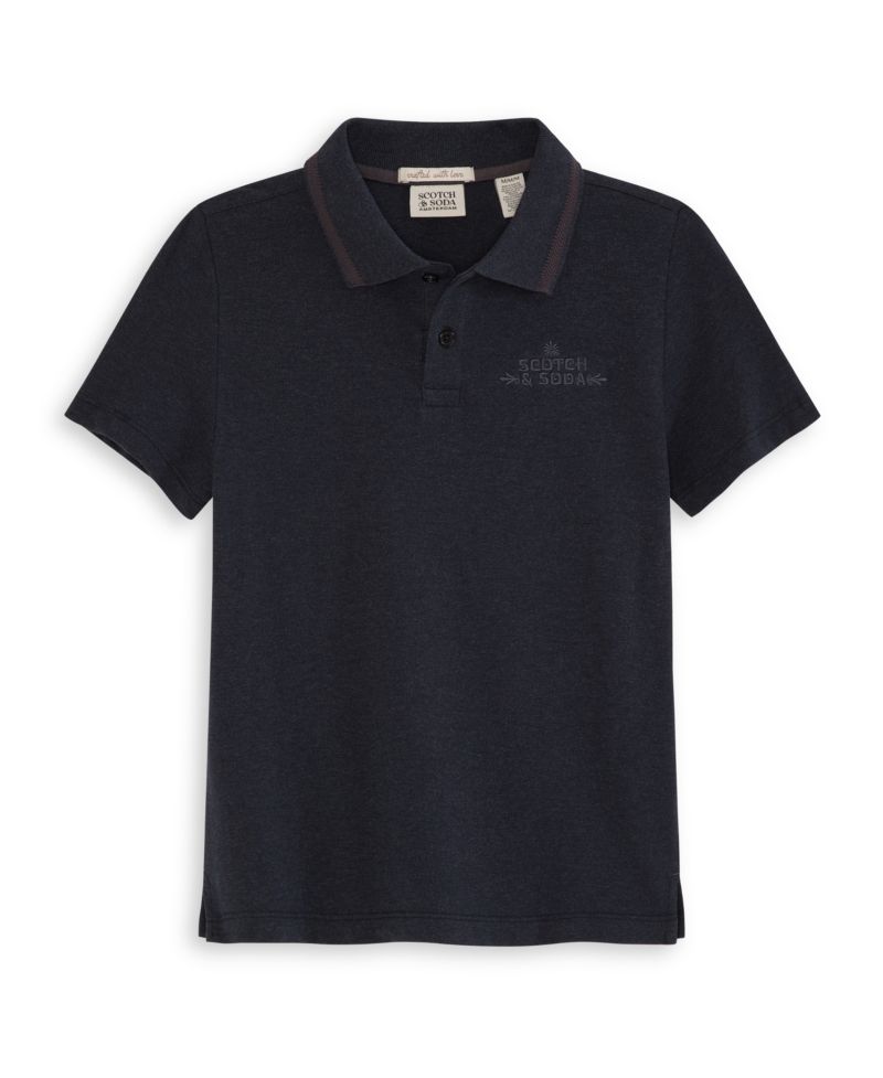 Big Boys Heather Pique Polo Shirt