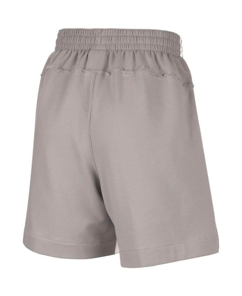 Women's Gray WNBA Gear WNBA Fly Basketball Tri-Blend Fleece Shorts