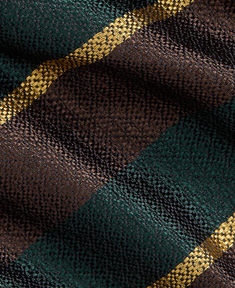 Men's Vintage-Inspired Striped Silk Tie