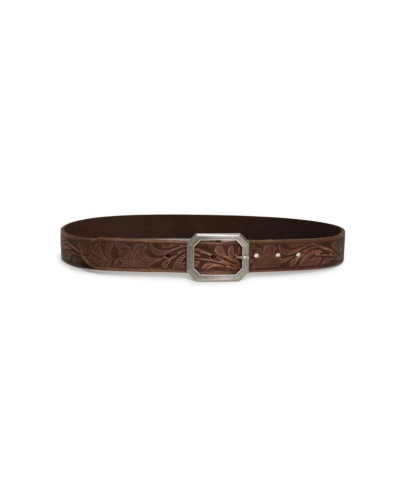 Women's Stand By Me Embossed Leather Belt