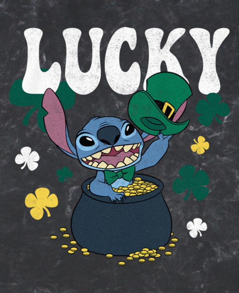Men's Lucky Stitch Short Sleeve Mineral Wash T-Shirt