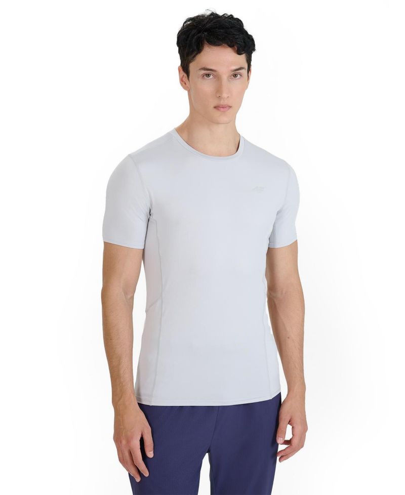 Men’s Slim Quick-Dry Running T-Shirt Stretch Reflective