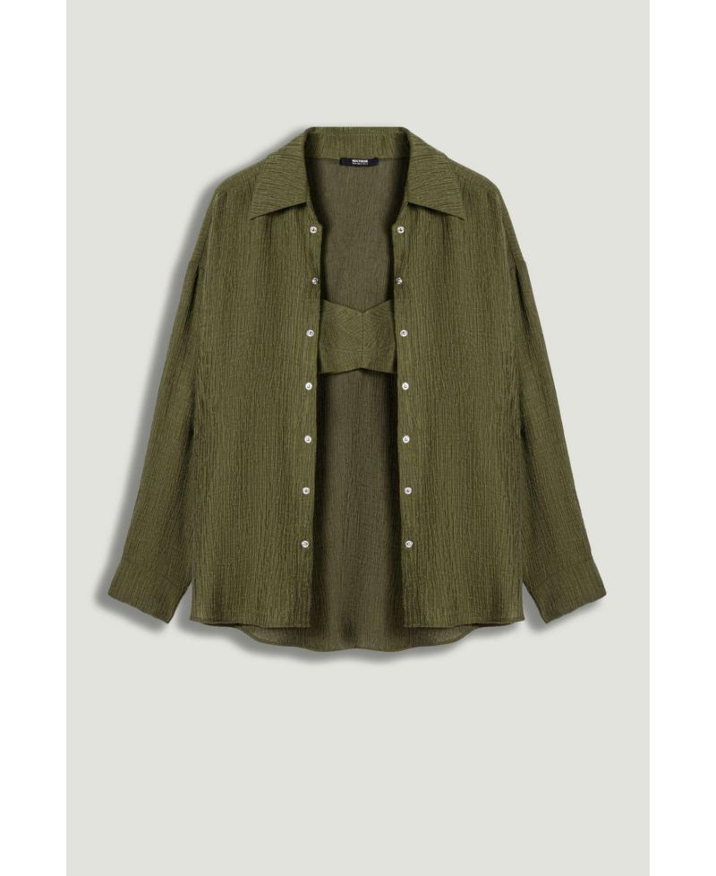 Women's Relaxed Button-Down Shirt