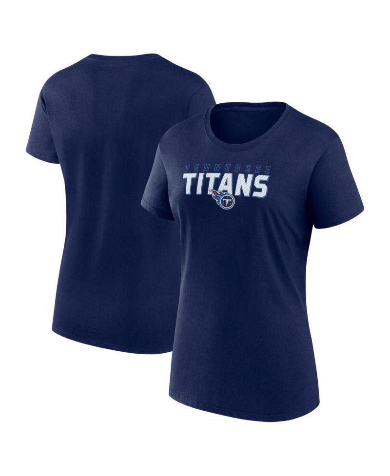 Women's Navy Tennessee Titans Lean T-Shirt
