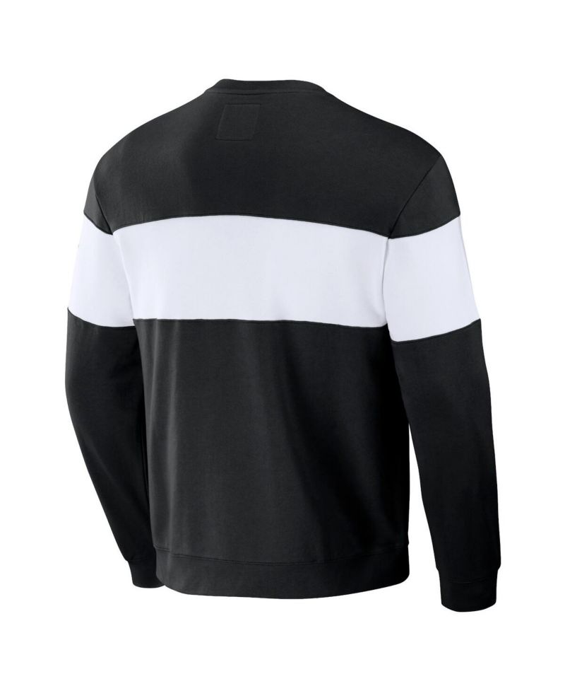 Men's Darius Rucker Collection by Black Chicago White Sox Stripe Pullover Sweatshirt