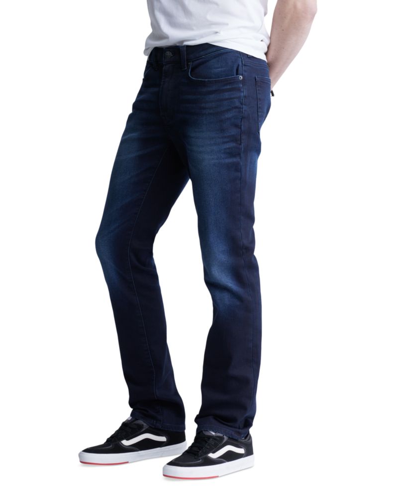 Men's Ash Slim-Fit Fleece Jeans in Sanded Wash