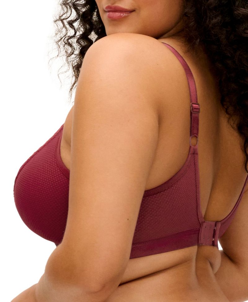 Plus Size Tiernie Wireless Unlined Lace Bralette, EL303317