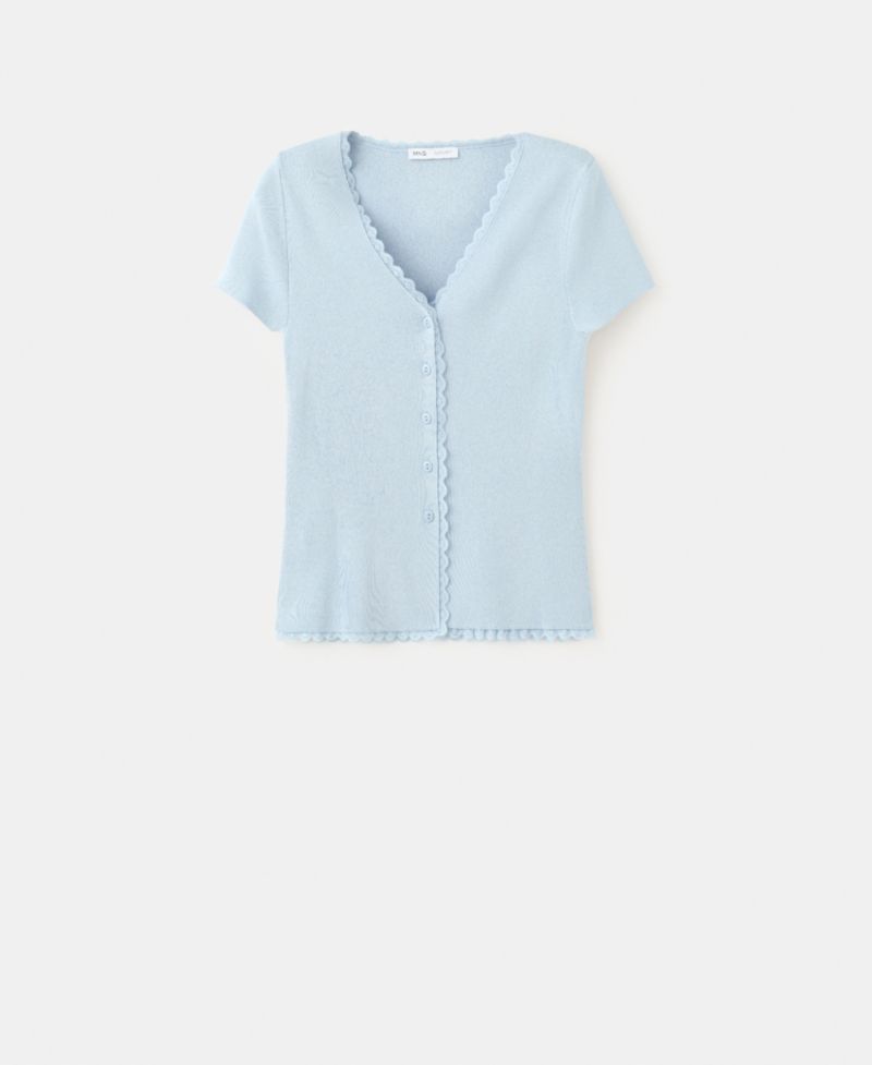Women's Lace Details Fine Knit Cardigan