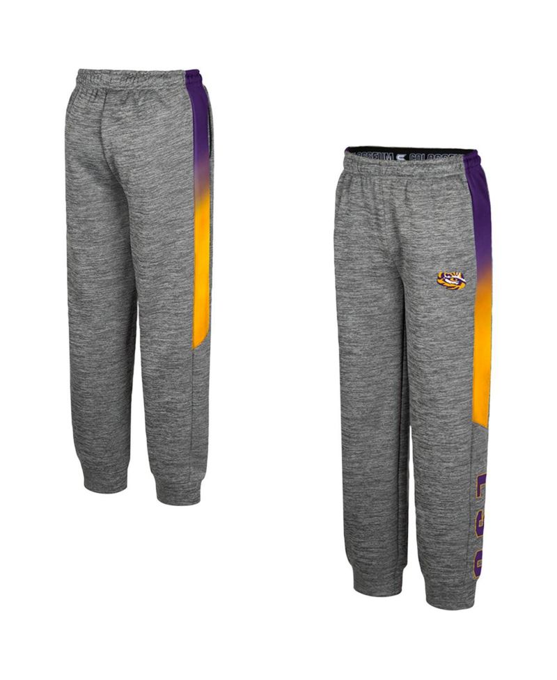 Big Boys and Girls Gray LSU Tigers The Gang Pants