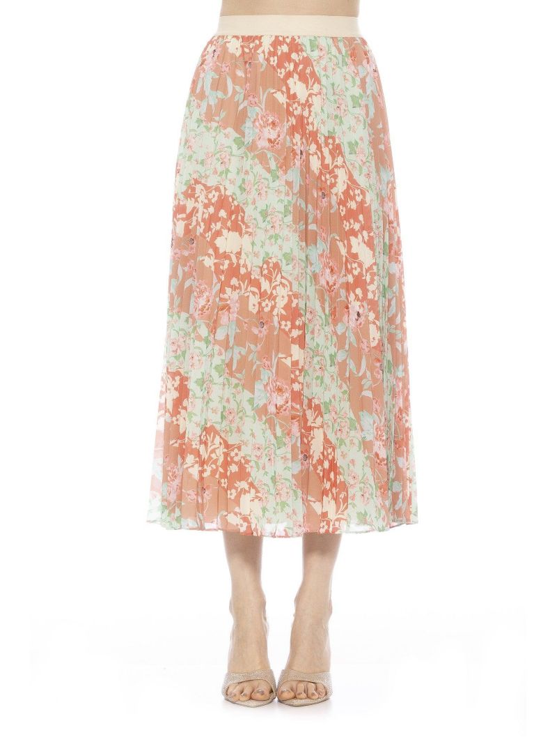 Women's Kesia Midi Pleated Skirt