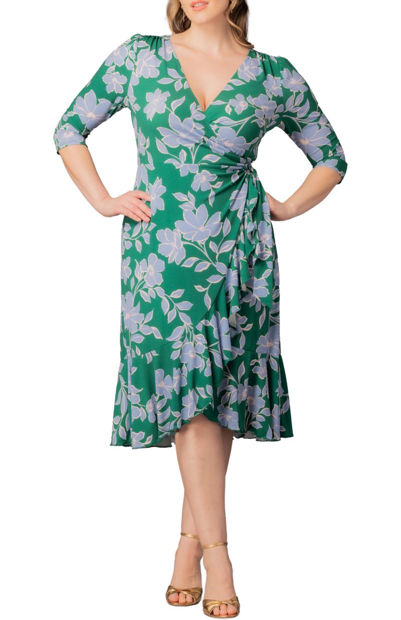 Зелёный & Синий Florals