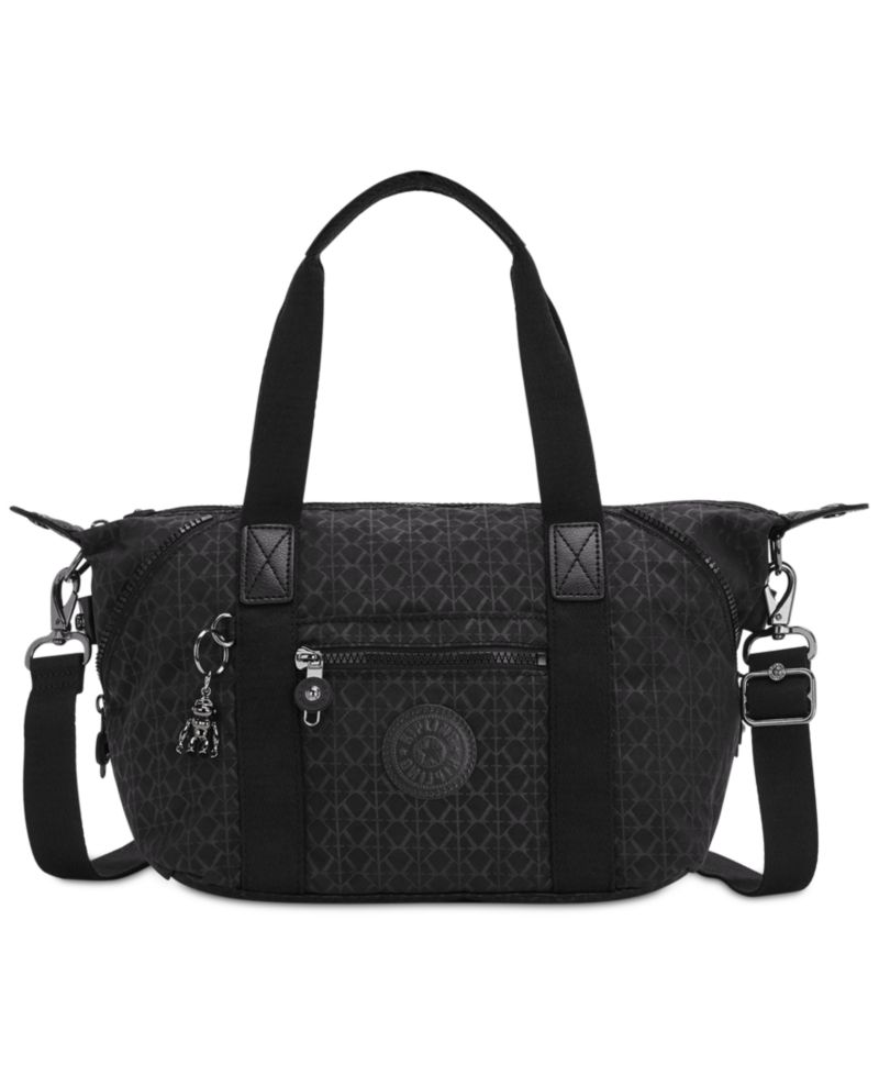 Art Mini Zippered Shoulder Bag