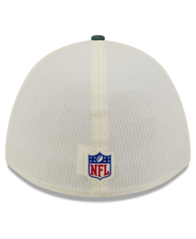 Men's Cream/Green Bay Packers 2026 NFL Training Camp 39THIRTY Flex Hat