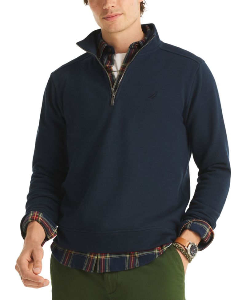 Men's Quarter-Zip Fleece Sweatshirt