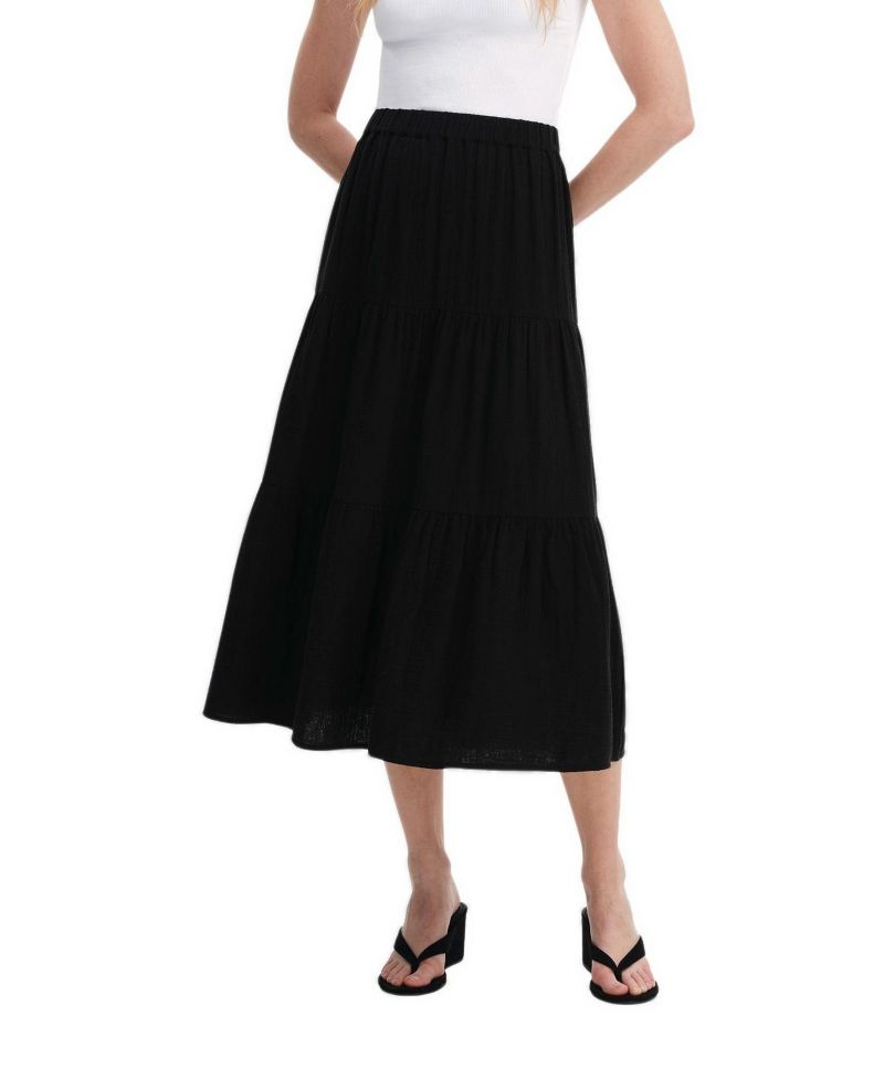 Women's Harriet Tiered A-Line Midi Skirt