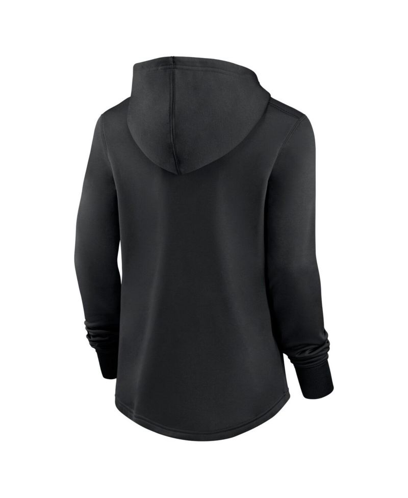 Women's Black Chicago White Sox City Connect Pregame Performance Pullover Hoodie